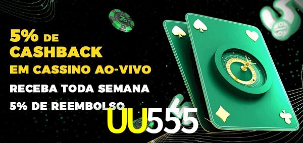 Promoções do cassino ao Vivo UU555